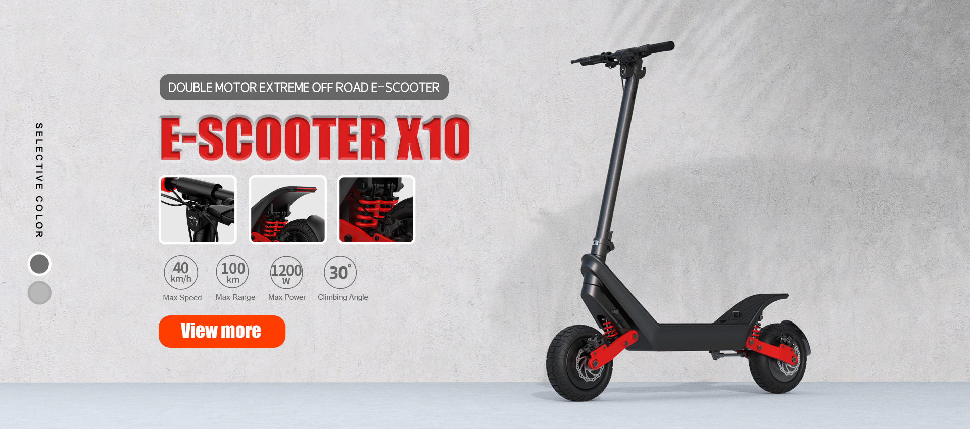 X10 Backpack E-scooter